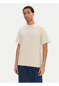 Vans T-Shirt Left Chest II VN000P1P Beżowy Loose Fit. Kolor: beżowy. Materiał: bawełna #1