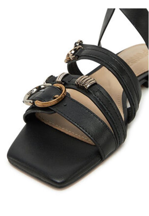 Pinko - PINKO Sandały Marli 08 SD0317 P001 Czarny. Kolor: czarny. Materiał: skóra