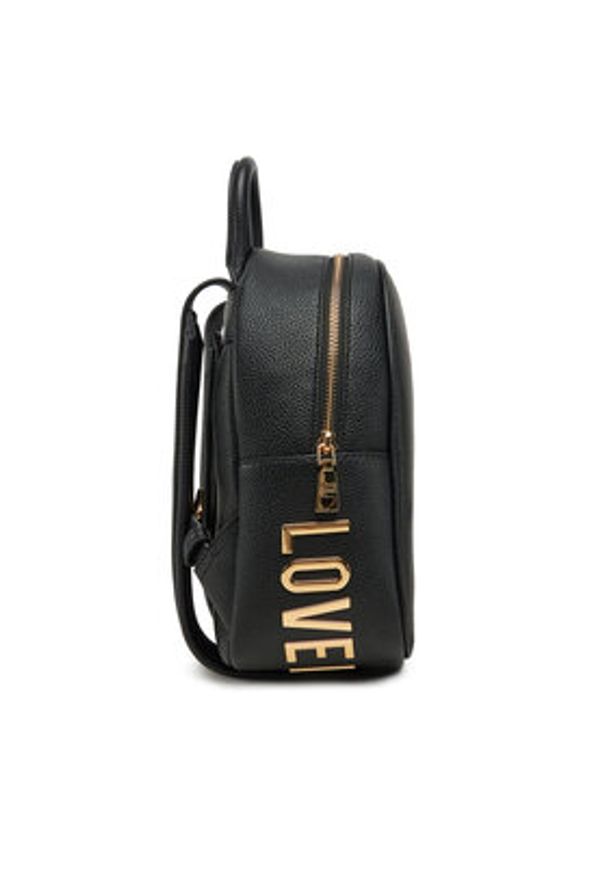 Love Moschino - LOVE MOSCHINO Plecak JC4030PP1MLT0000 Czarny. Kolor: czarny. Materiał: skóra
