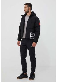EA7 Emporio Armani kurtka męska kolor czarny zimowa. Kolor: czarny. Sezon: zima #5