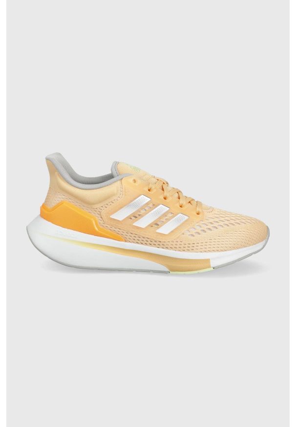 Adidas - adidas buty do biegania EQ21 Run GZ4076 kolor pomarańczowy. Kolor: pomarańczowy. Sport: bieganie