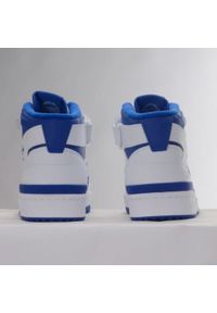 Adidas - Buty adidas Forum Mid M FY4976 białe. Okazja: na co dzień. Zapięcie: rzepy. Kolor: biały. Materiał: materiał, guma. Szerokość cholewki: normalna