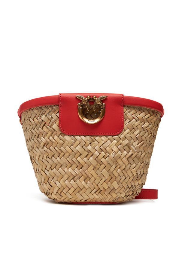 Pinko - PINKO Torebka Love Summer Bucket PE 25 PLTT 103325 A1RL Beżowy. Kolor: beżowy