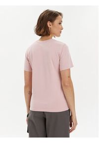 Wrangler T-Shirt 112350309 Różowy Regular Fit. Kolor: różowy. Materiał: bawełna #4