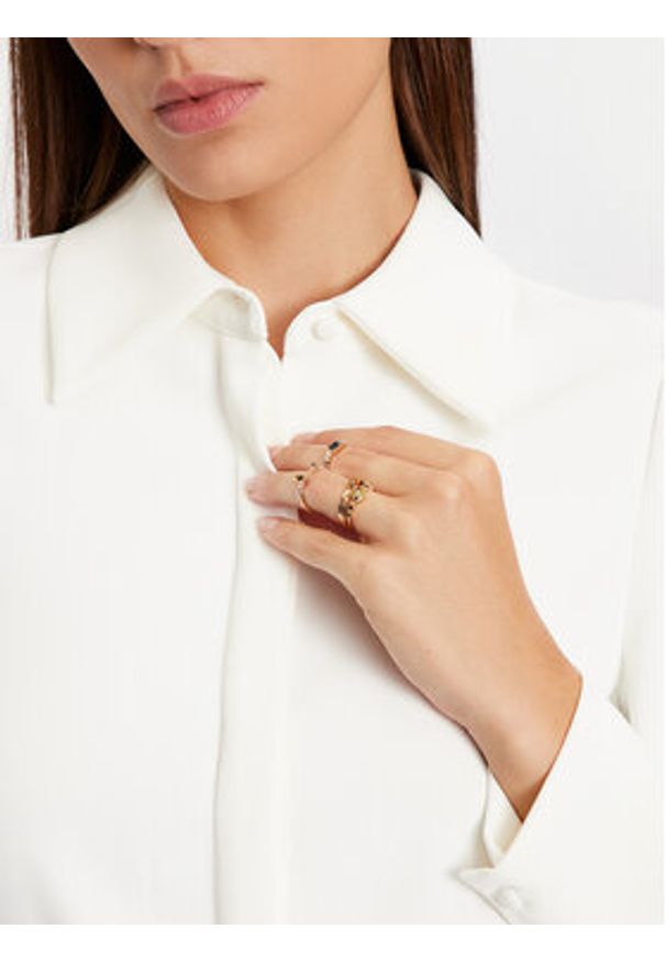 Aldo Zestaw pierścionków Faralden 13868576 Brązowy. Materiał: metalowe. Kolor: brązowy