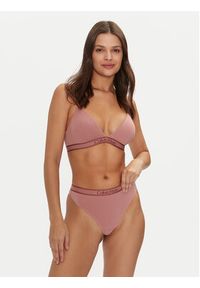 Calvin Klein Underwear Stringi 000QF7954E Różowy. Kolor: różowy. Materiał: bawełna #6