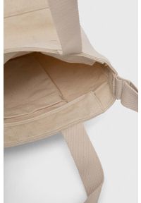 Levi's® - Levi's torba bawełniana kolor beżowy. Kolor: beżowy. Materiał: bawełna #4