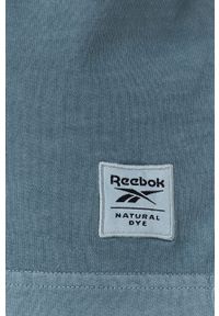 Reebok Classic T-shirt bawełniany H11211. Okazja: na co dzień. Kolor: niebieski. Materiał: bawełna. Styl: casual #4