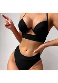 Intica - Strój kąpielowy z usztywnianą górą i regulowanymi ramiączkami Siemie. Kolor: niebieski. Materiał: materiał #3