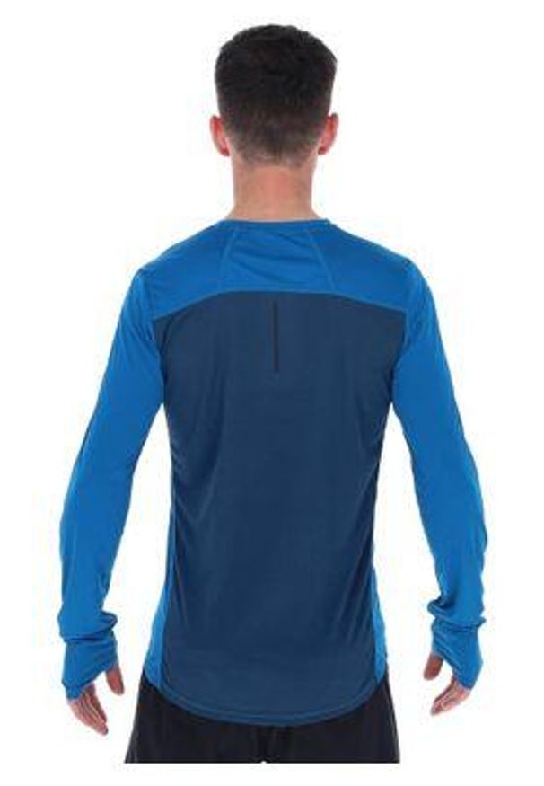 Bluza do biegania męska Inov-8 Performance Long Sleeve. Kolor: niebieski. Długość rękawa: długi rękaw