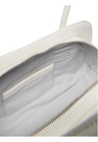 Calvin Klein Torebka Emblem Trio Shoulder Bag LV04F3369G Biały. Kolor: biały. Materiał: skórzane #6
