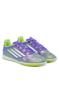 Adidas - adidas Buty do piłki nożnej F50 Club Indoor Boots JI0023 Fioletowy. Kolor: fioletowy. Materiał: skóra #3