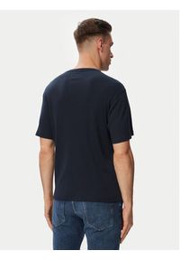 BOSS T-Shirt Rn 2P Rib 50563886 Niebieski Slim Fit. Kolor: niebieski. Materiał: bawełna #8