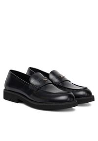 BOSS Loafersy Penny 50548761 Czarny. Kolor: czarny. Materiał: skóra #4