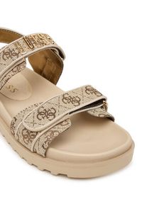 Guess Sandały FLJFDS LEL03 Beżowy. Kolor: beżowy. Materiał: materiał #4