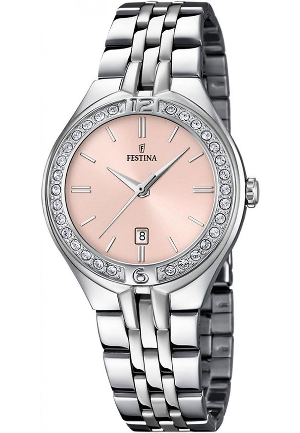 Zegarek damski Festina F16867-6 srebrny. Kolor: srebrny