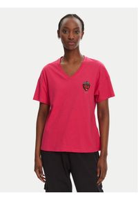 Liu Jo T-Shirt WA5366 JS904 Różowy Regular Fit. Kolor: różowy. Materiał: bawełna