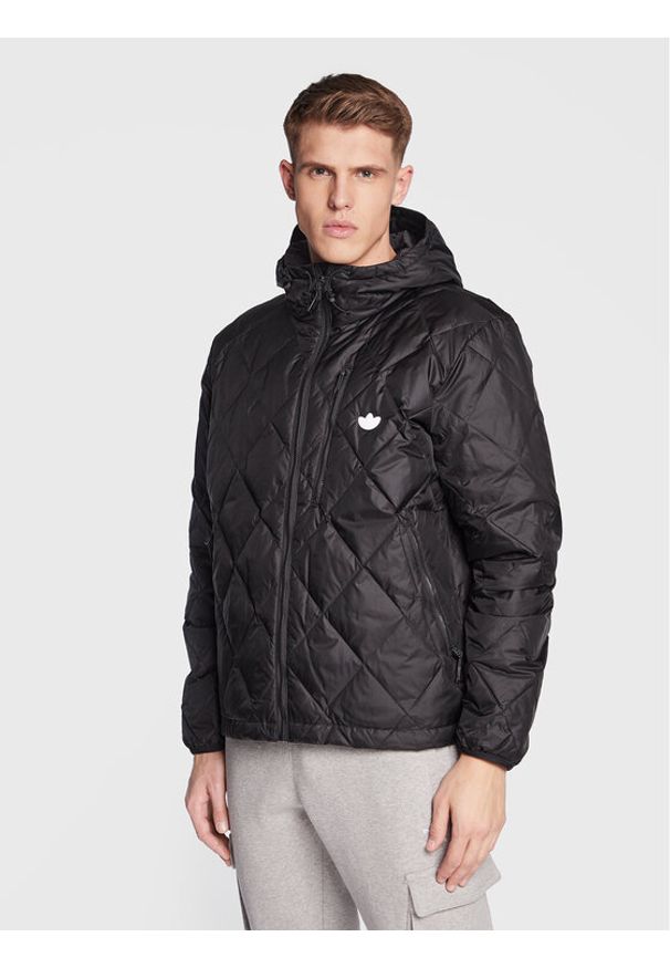 Adidas - adidas Kurtka puchowa Down Quilted Puffer HL9205 Czarny Regular Fit. Kolor: czarny. Materiał: syntetyk