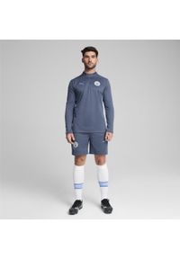 Puma - Męskie szorty treningowe Manchester City PUMA Inky Blue Magic. Kolor: niebieski