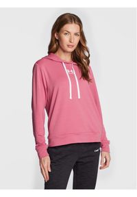 Under Armour Bluza Ua Rival Terry 1369855 Różowy Regular Fit. Kolor: różowy. Materiał: syntetyk