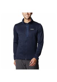 columbia - Bluza Trekkingowa Rozpinana Męska Columbia Sweater Weather Full Zip. Kolor: niebieski