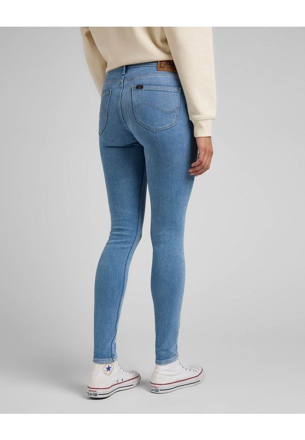 Lee - LEE SCARLETT DAMSKIE SPODNIE JEANSOWE PARTLY CLOUDY L526ERPA 112326910