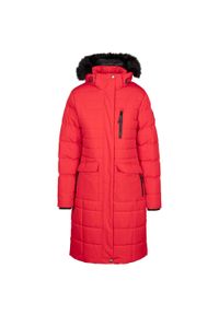 TRESPASS - Kurtka Ocieplana Damska Sasha. Kolor: czerwony. Materiał: puch. Sport: turystyka piesza #1