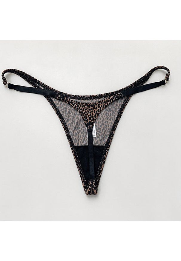 Intica - Stringi biodrówki z delikatnych materiałów niewidoczne pod ubraniem Viole. Kolor: czarny. Materiał: materiał