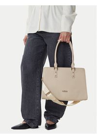 Nobo Torebka NBAG-P2280-CM00 Écru. Materiał: skórzane