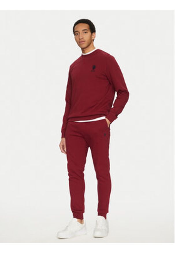 U.S. Polo Assn. Spodnie dresowe MUP0686 Czerwony Regular Fit. Kolor: czerwony. Materiał: bawełna