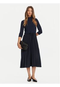 TOMMY HILFIGER - Tommy Hilfiger Sukienka codzienna WW0WW46138 Granatowy Slim Fit. Okazja: na co dzień. Kolor: niebieski. Materiał: wiskoza. Typ sukienki: proste. Styl: casual #2
