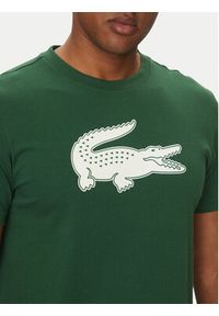 Lacoste T-Shirt TH2042 Zielony Regular Fit. Kolor: zielony. Materiał: bawełna, syntetyk #4