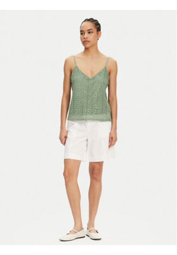 Vero Moda Top Maya 10325031 Zielony Regular Fit. Kolor: zielony. Materiał: syntetyk