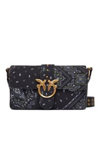 Pinko - PINKO Torebka Love One Classic Slouchy Fl PE 25 PLTT 104524 A2AS Czarny. Kolor: czarny