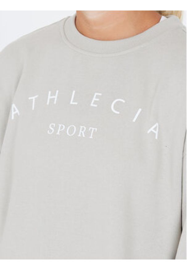 Athlecia Bluza Asport W Crew Neck EA233346 Beżowy Regular Fit. Kolor: beżowy. Materiał: bawełna