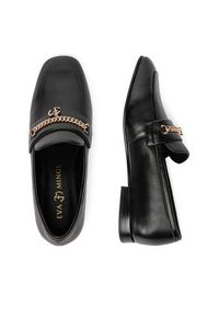 Eva Minge Loafersy CYNIA-LT2513-37 Czarny. Kolor: czarny. Materiał: skóra