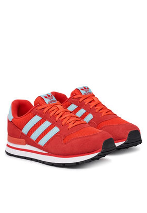 Adidas - adidas Sneakersy ZX 500 RS KI1529 Czerwony. Kolor: czerwony. Materiał: zamsz, skóra. Model: Adidas ZX