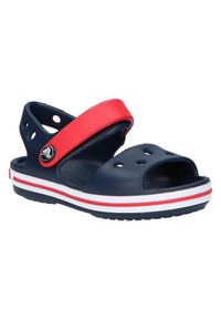 Sandały chłopięce Crocs CROCBAND. Kolor: czerwony, niebieski, wielokolorowy