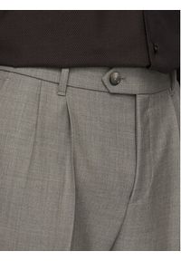 BOSS Spodnie garniturowe H-Perin-263 50567532 Szary Tapered Fit. Kolor: szary. Materiał: wełna #3