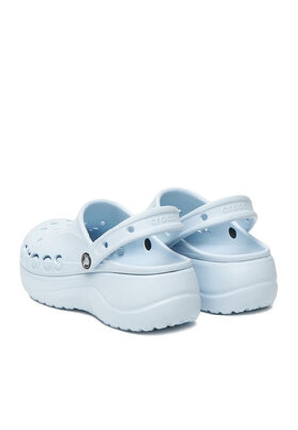 Crocs Klapki C-BAYA PLATFORM CLOG 208186-4JQ Niebieski. Kolor: niebieski. Obcas: na platformie