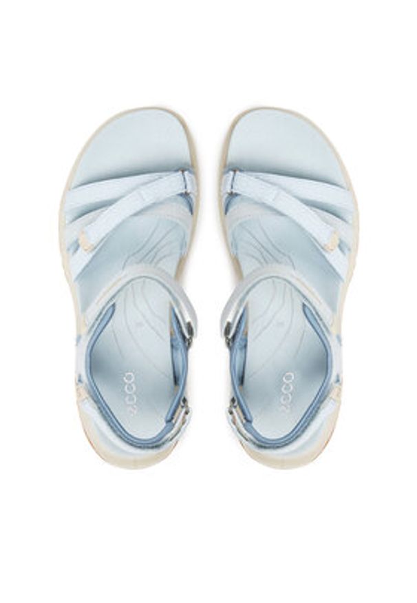 ecco - ECCO Sandały Offroad Roam 85330361245 Błękitny. Kolor: niebieski. Materiał: nubuk, skóra