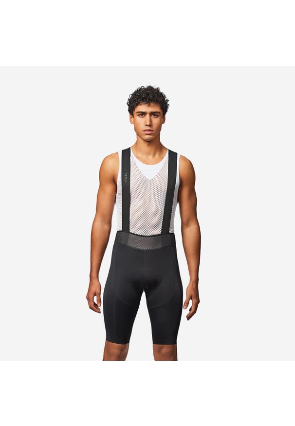 VAN RYSEL - Spodenki rowerowe szosowe Van Rysel RCR R 4. Kolor: czarny. Długość: krótkie. Sport: kolarstwo