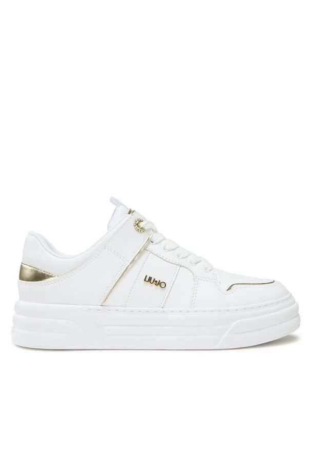 Liu Jo Sneakersy Cleo 10 BF3017 PX026 Biały. Kolor: biały. Materiał: skóra