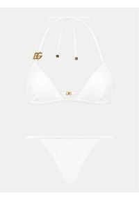 DOLCE & GABBANA - Dolce&Gabbana Bikini O8B76J ONO12 W0800 Biały. Kolor: biały. Materiał: syntetyk