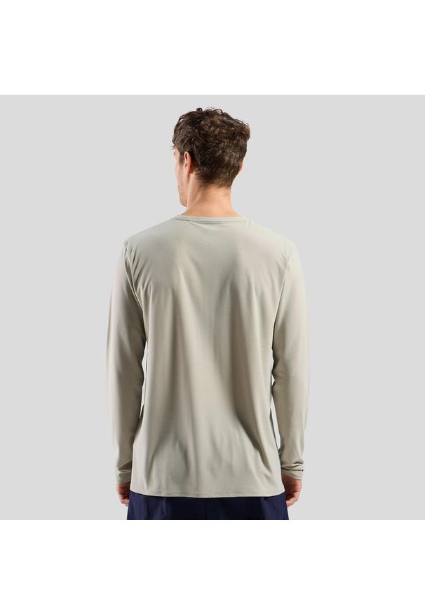 Koszulka z długim rękawem męska Odlo ZEROWEIGHT CHILL-TEC T-shirt crew neck l/s. Kolor: biały. Długość rękawa: długi rękaw. Długość: długie. Sport: bieganie