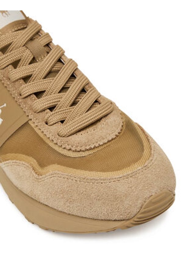 Polo Ralph Lauren Sneakersy 804P04916002 Brązowy. Kolor: brązowy. Materiał: skóra, zamsz