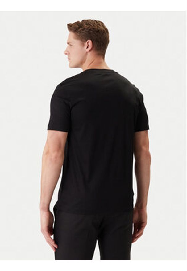 BOSS T-Shirt 50554333 Czarny Regular Fit. Kolor: czarny. Materiał: bawełna