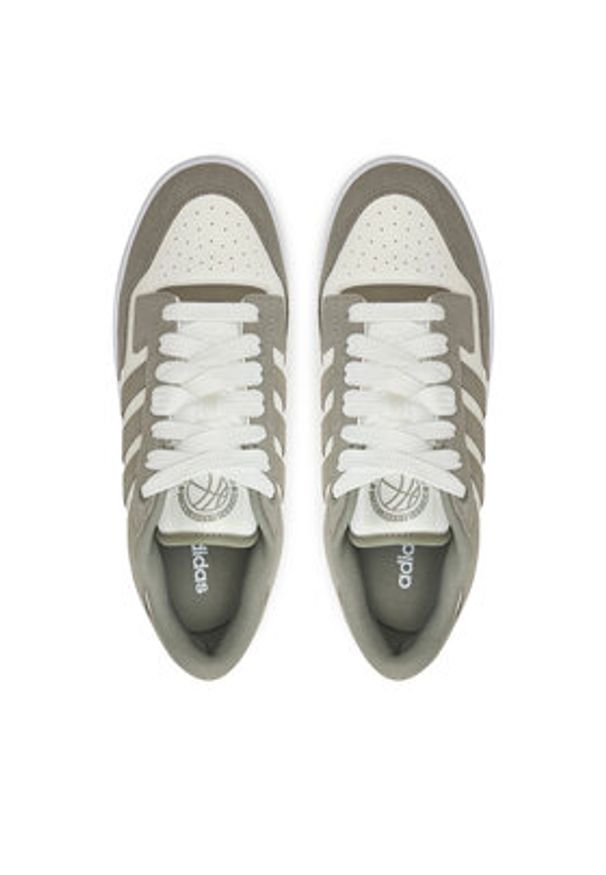 Adidas - adidas Sneakersy Rapid Court Low JP5243 Szary. Kolor: szary. Materiał: skóra