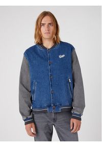 Wrangler Kurtka bomber Baseball W48272Z90 112331618 Niebieski Regular Fit. Kolor: niebieski. Materiał: bawełna #3