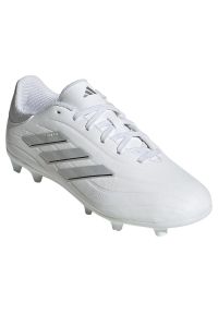 Adidas - Buty piłkarskie adidas Copa Pure.2 League Fg Jr IE7496 białe. Zapięcie: sznurówki. Kolor: biały. Materiał: guma, syntetyk, skóra. Sport: piłka nożna